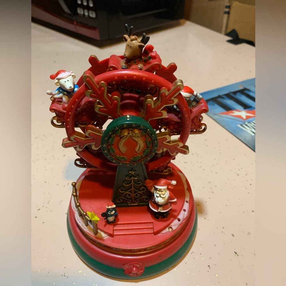 Christmas Ferris Wheel Musical Motion Lights 7”
